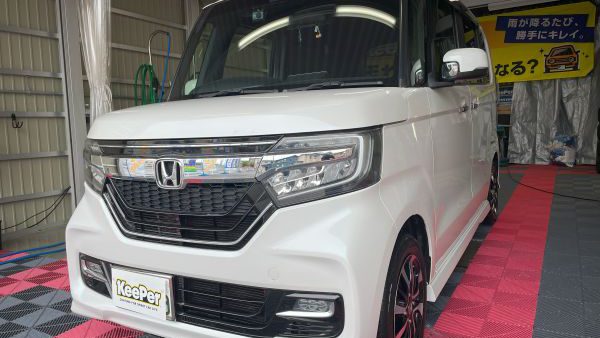 ホンダ / Ｎ-ＢＯＸ　手洗い洗車＆冬汚れ除去｜新潟県三条市