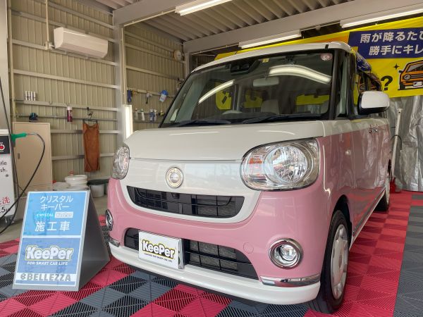 ダイハツムーヴキャンバスボディコーティング