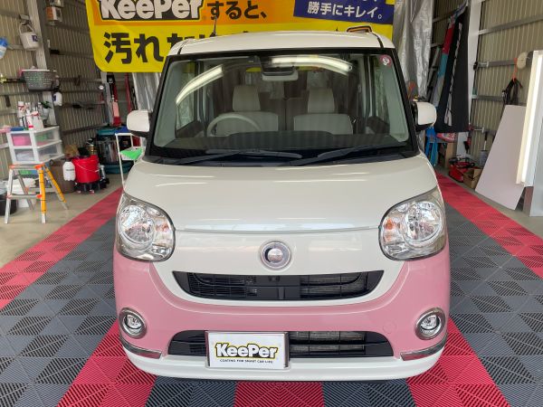 ダイハツムーヴキャンバスボディコーティング