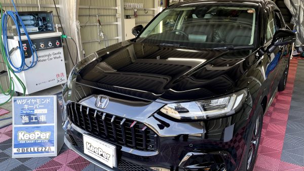 【加茂市】ホンダ / ZR-Vの漆黒ボディを極限保護！Wダイヤモンドキーパープレミアム施工事例