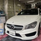【三条市】メルセデス・ベンツ / CLA250の上質な白に圧倒的なツヤと輝きを！ダイヤモンドキーパー施工事例
