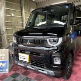 【加茂市】三菱 / デリカミニのブラックマイカに圧倒的ツヤ！ダイヤモンドキーパー施工事例