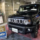 【加茂市】スズキ / ジムニーノマドの黒ボディを輝かせ樹脂も守る！ダイヤモンドキーパー施工事例