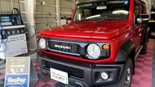 【三条市】スズキ / ジムニーノマドのツートンカラーを美しく守る！ダイヤモンドキーパー施工事例