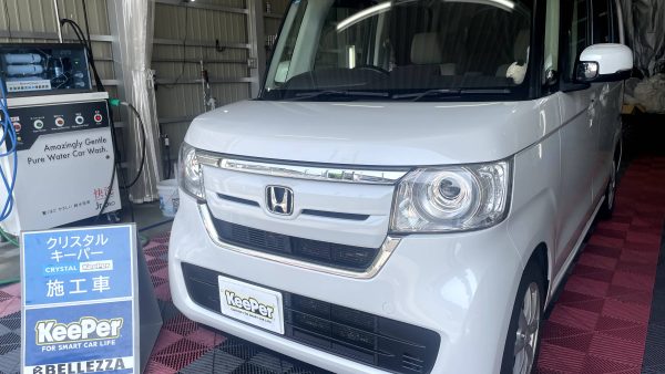 【加茂市】ホンダ / N-BOXをボディ＆窓ガラスまでリフレッシュ！クリスタルキーパー施工事例