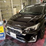 【見附市】スバル / ＸＶの黒ボディに深いツヤと洗車の手間軽減を！フレッシュキーパー施工事例