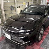 【三条市】トヨタ / クラウンクロスオーバーの漆黒ボディに最高峰の光沢！Wダイヤモンドキーパー施工事例