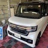 【三条市】ホンダ / N-BOXのザラつきリフレッシュ＆1年間ノーメンテのガラスツヤ！クリスタルキーパー施工事例