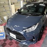 【三条市】トヨタ / ヤリスの2トーンカラーが際立つ！高密度ガラスで深みのあるツヤ「ダイヤモンドキーパー」施工事例