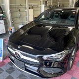 【新潟市南区】メルセデス・ベンツ / CLA200dの漆黒ボディに透き通る艶！クリスタルキーパー施工事例