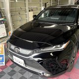 【加茂市】トヨタ / ハリアーの漆黒ボディを鉄粉除去＆高密度ガラスでリフレッシュ！ダイヤモンドキーパー施工事例